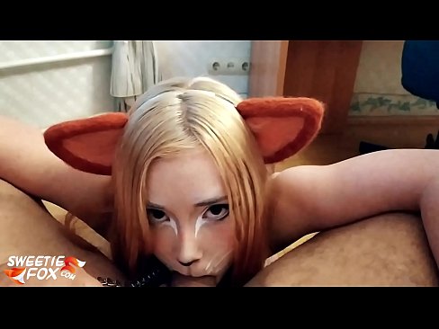 ❤️ Kitsune هن جي وات ۾ ڊڪ ۽ ڪم نگل ❤️❌  جنس